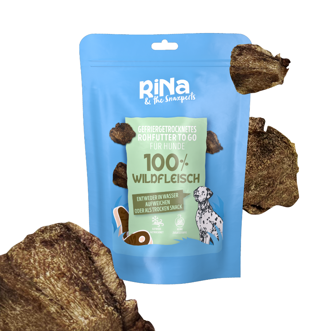 RiNa’s 100% Wild Meat – Freeze-Dried Dog Snack 90g