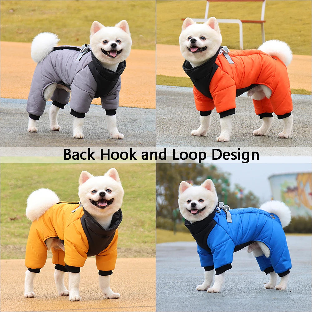 Waterproof Winter Jacket for Small to Medium Dogs - Insulated Coat for Puppies, Chihuahuas, French Bulldogs, and Pugs