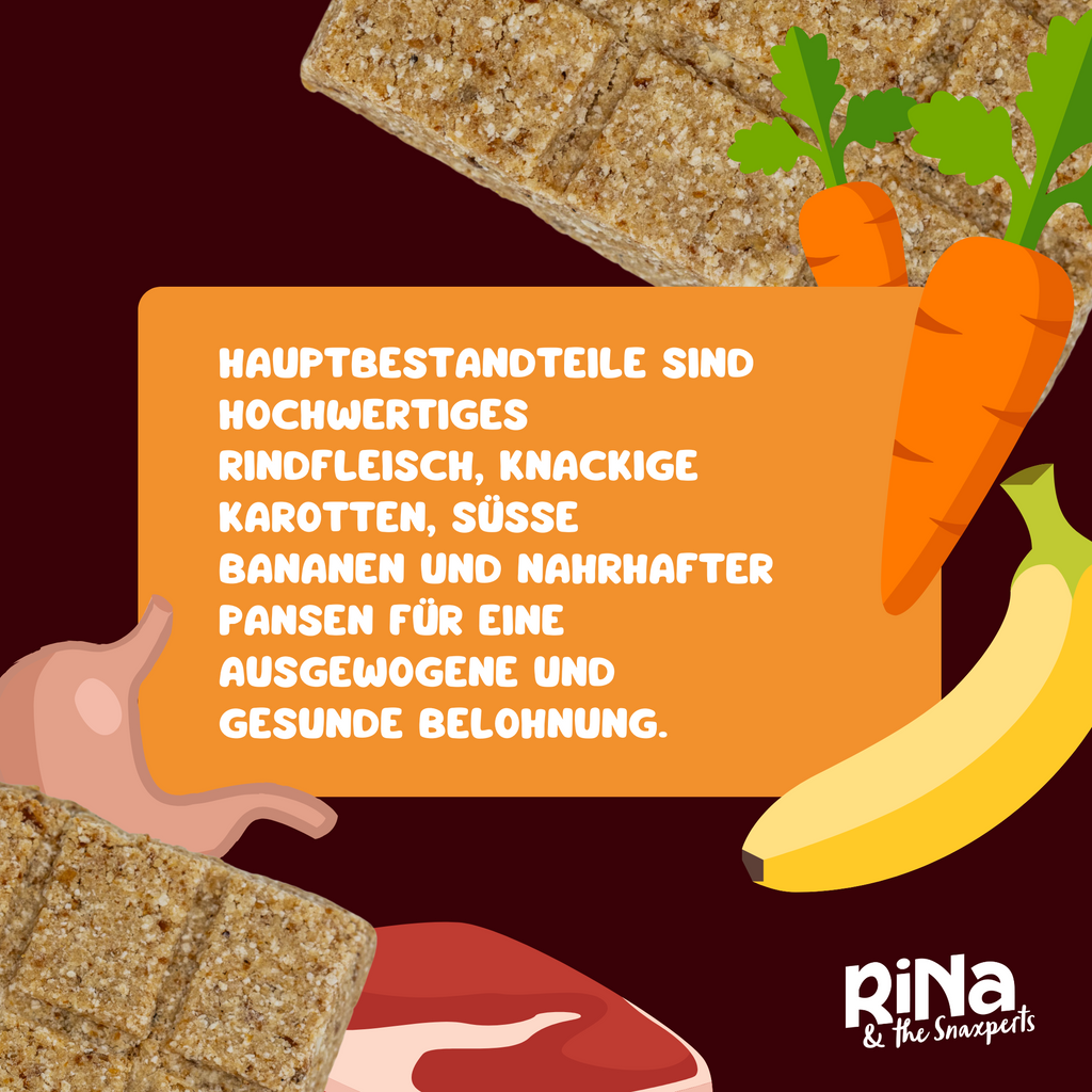 RiNa’s Bee Booster – Functional Dog Snack with Lamb, Bee Pollen & Turmeric (300g)