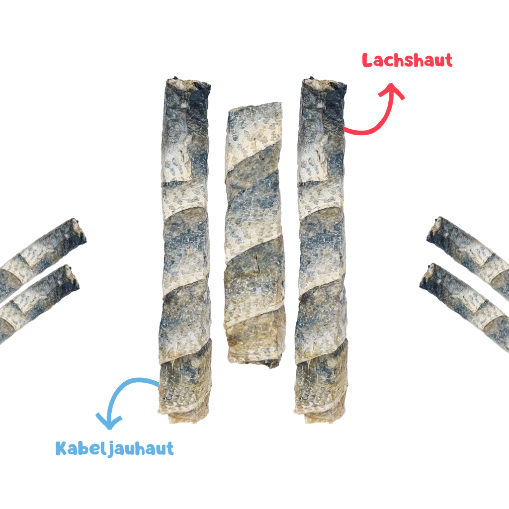 RiNa’s Cod & Salmon Snack – Natural Fish Treats for Dogs (80g Stick)