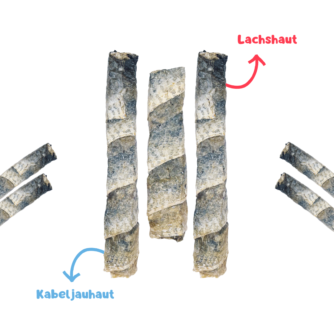 RiNa’s Cod & Salmon Snack – Natural Fish Treats for Dogs (80g Stick)