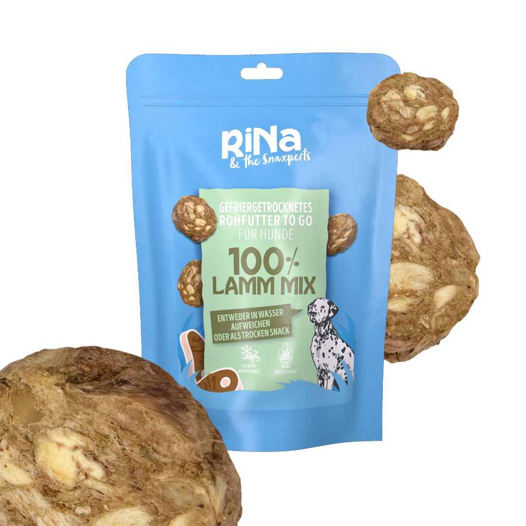 RiNa’s 100% Lamb Mix – Freeze-Dried Dog Snack (110g)