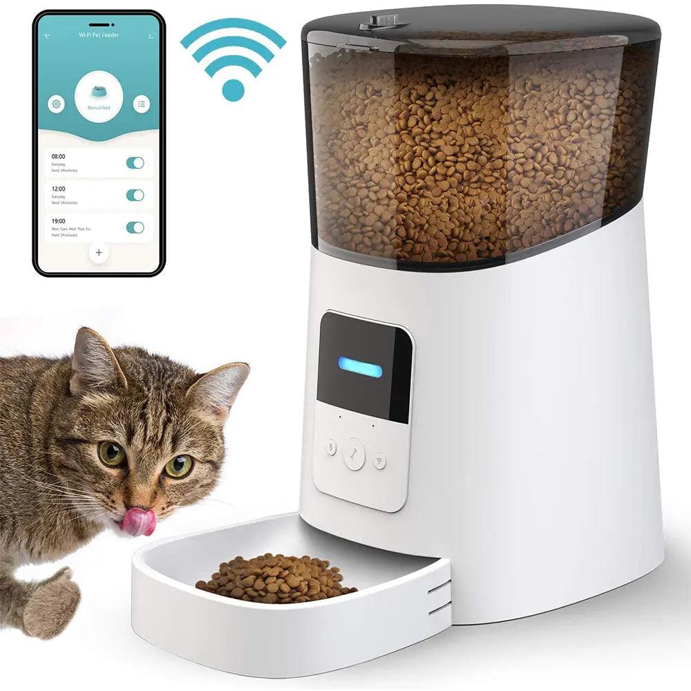 Automatic Cat Feeder WiFi Enable Smart Pet Dog Food Dispenser