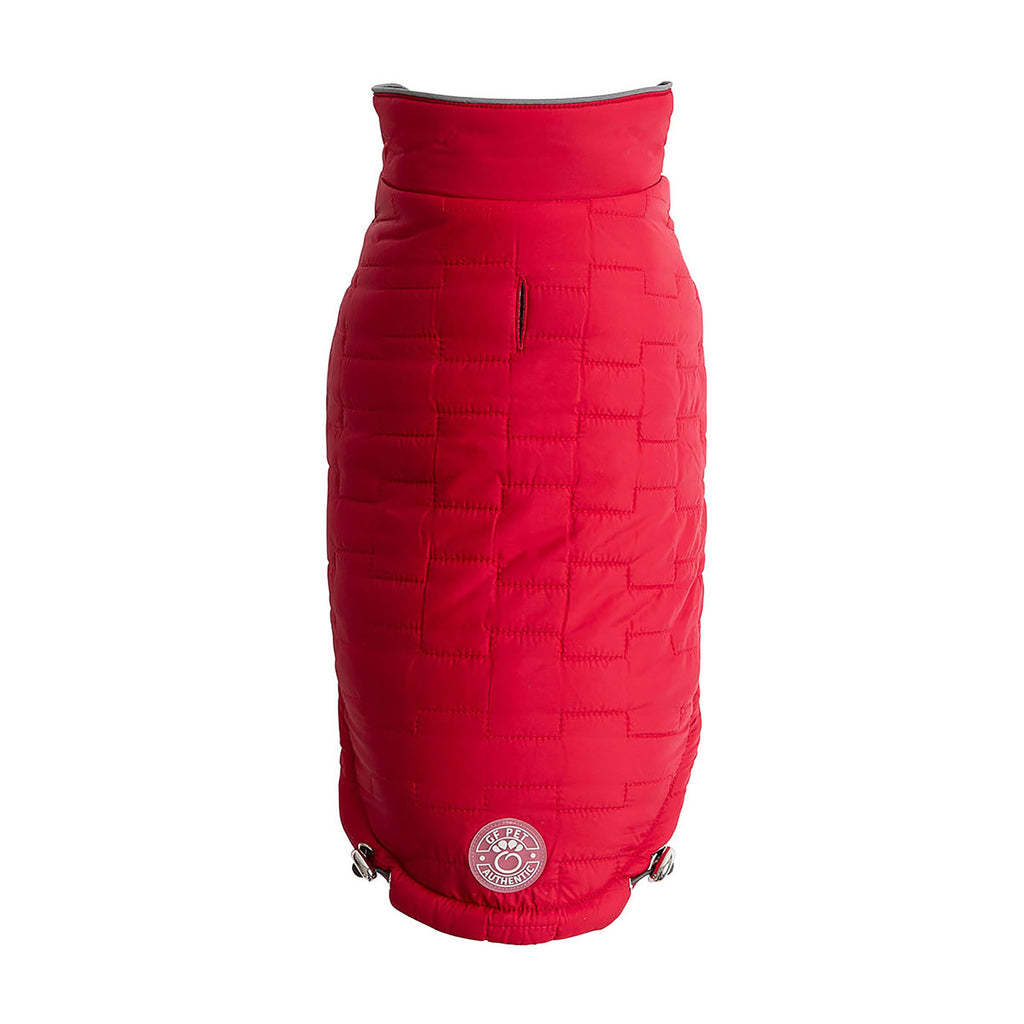 Reversible Chalet Dog Jacket – Red | Warm, Stylish & Weather-Resistant
