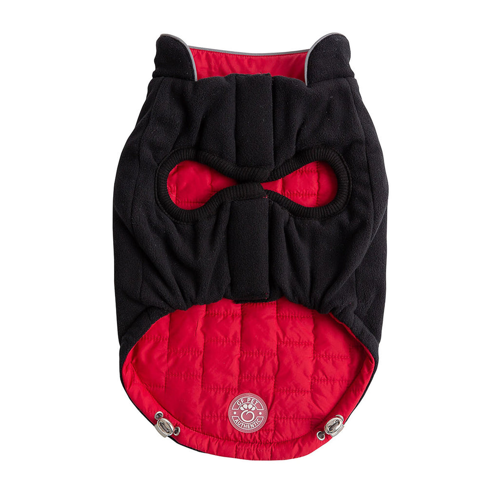 Reversible Chalet Dog Jacket – Red | Warm, Stylish & Weather-Resistant