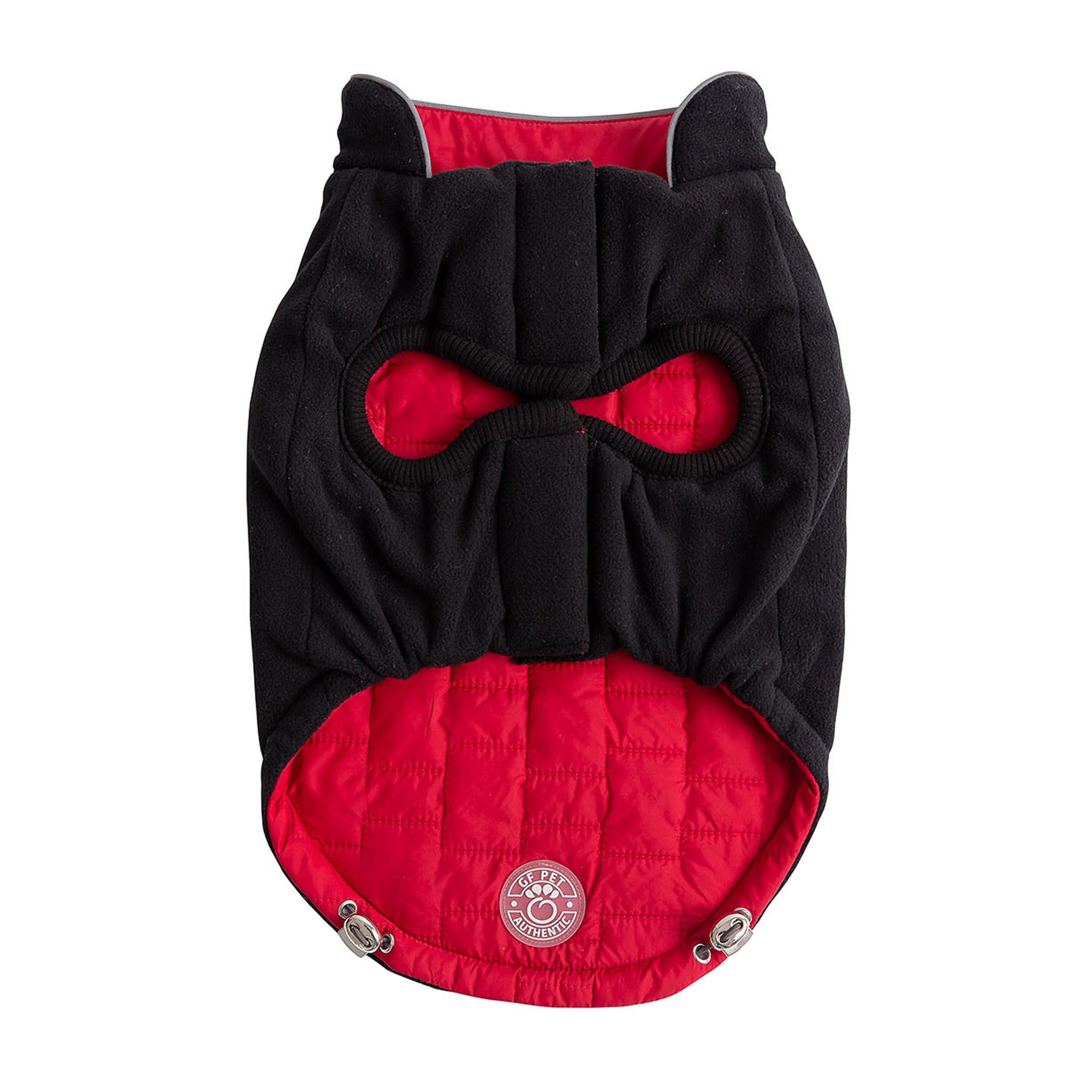 Reversible Chalet Dog Jacket – Red | Warm, Stylish & Weather-Resistant