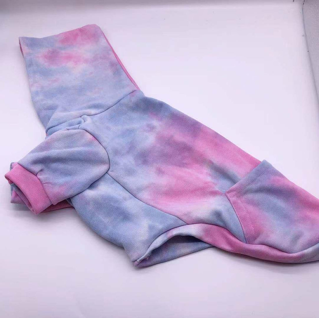 Cozy Canine Cotton Sweater – Soft Tie-Dye Dog Pullover for Comfort & Warmth