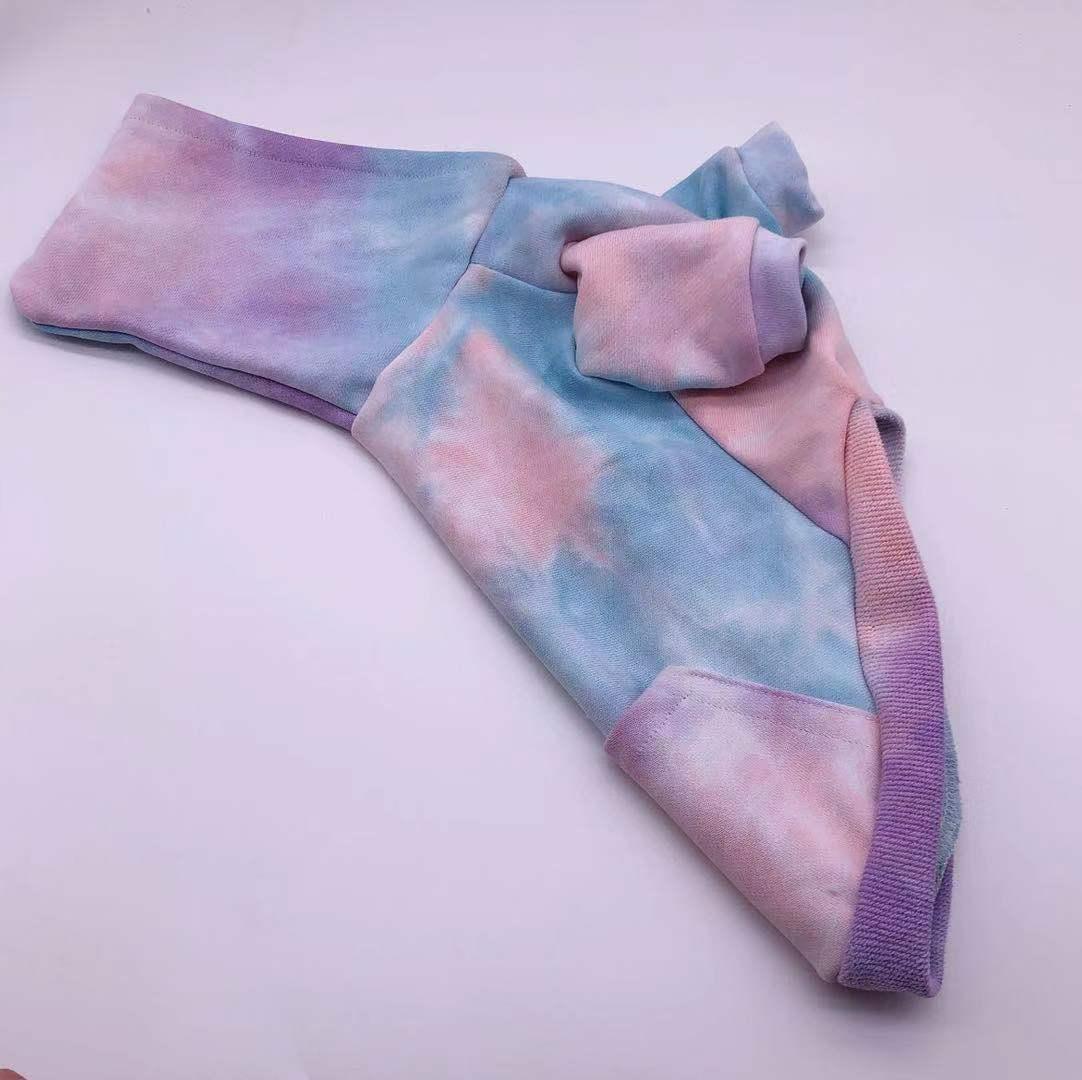 Cozy Canine Cotton Sweater – Soft Tie-Dye Dog Pullover for Comfort & Warmth