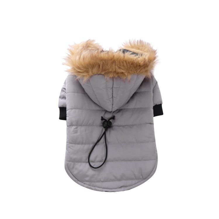CozyPaws Winter Pet Jacket – Warm Waterproof Dog Coat with Fur Hood