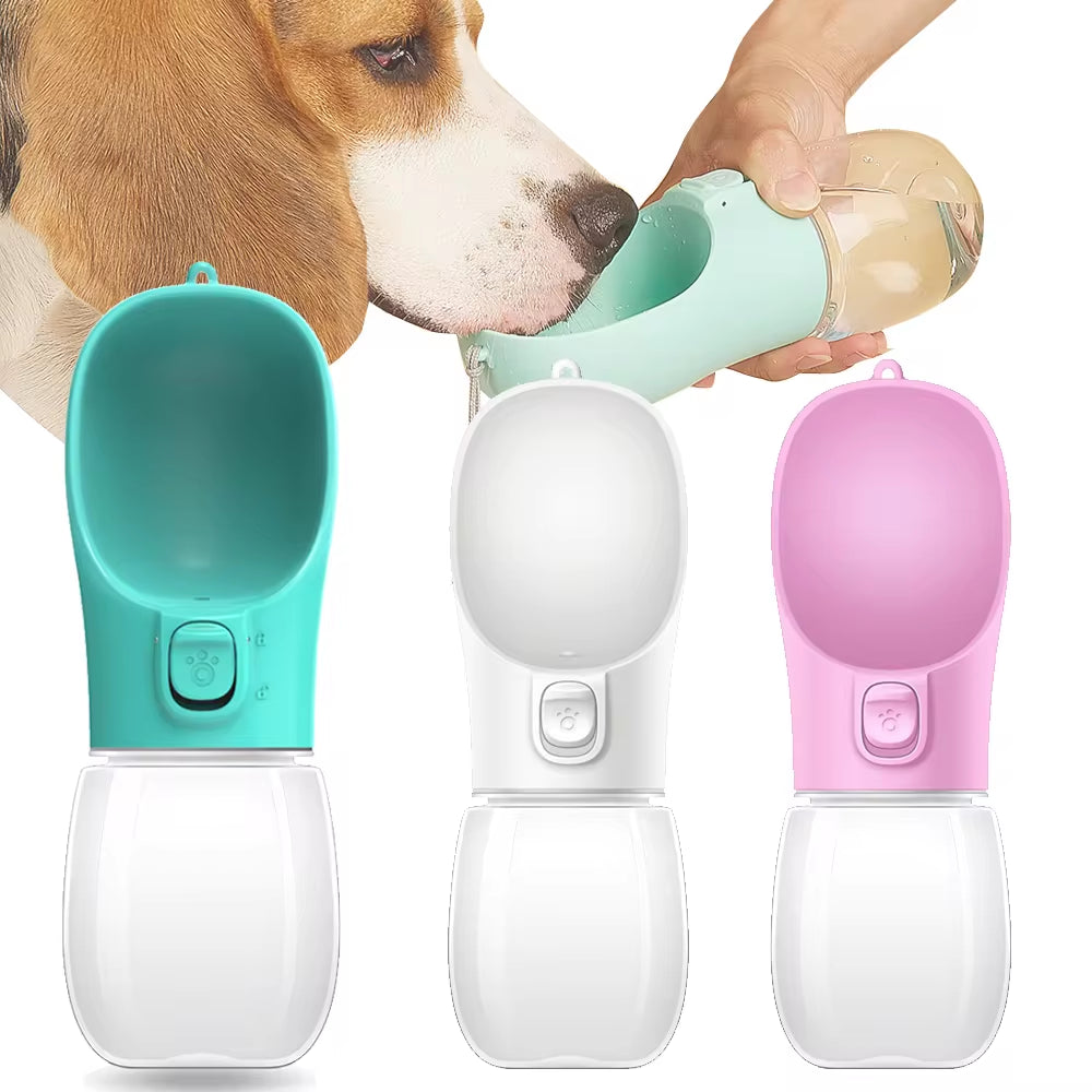 Portable Leakproof Dog Water Bottle for Outdoor Use - Suitable for Small and Large Dogs and Cats, Ideal for Walking and Travel