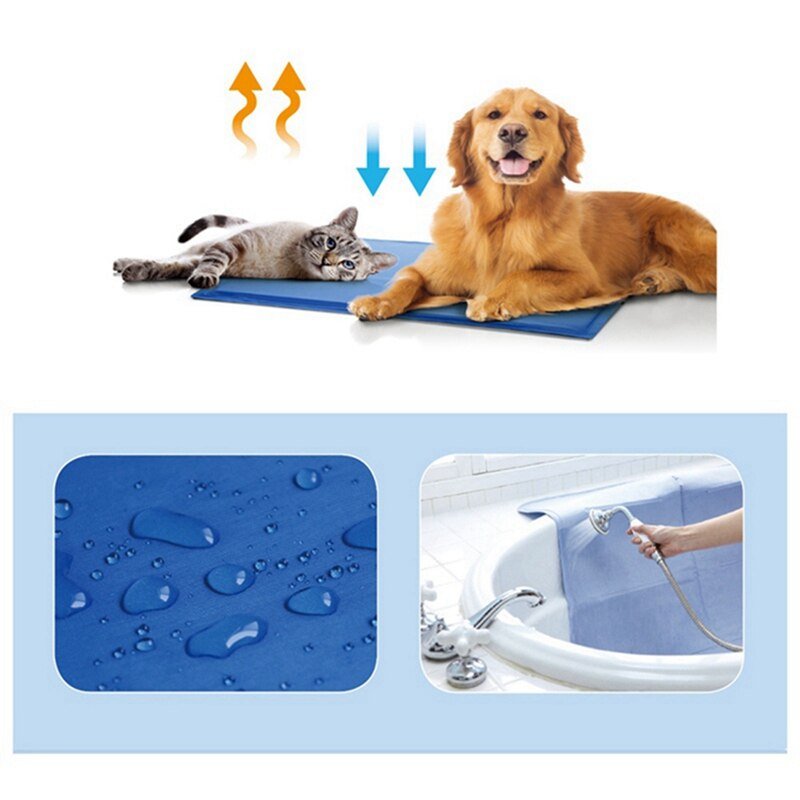 Cooling Dog Mat – Breathable Summer Pad for Dogs & Cats