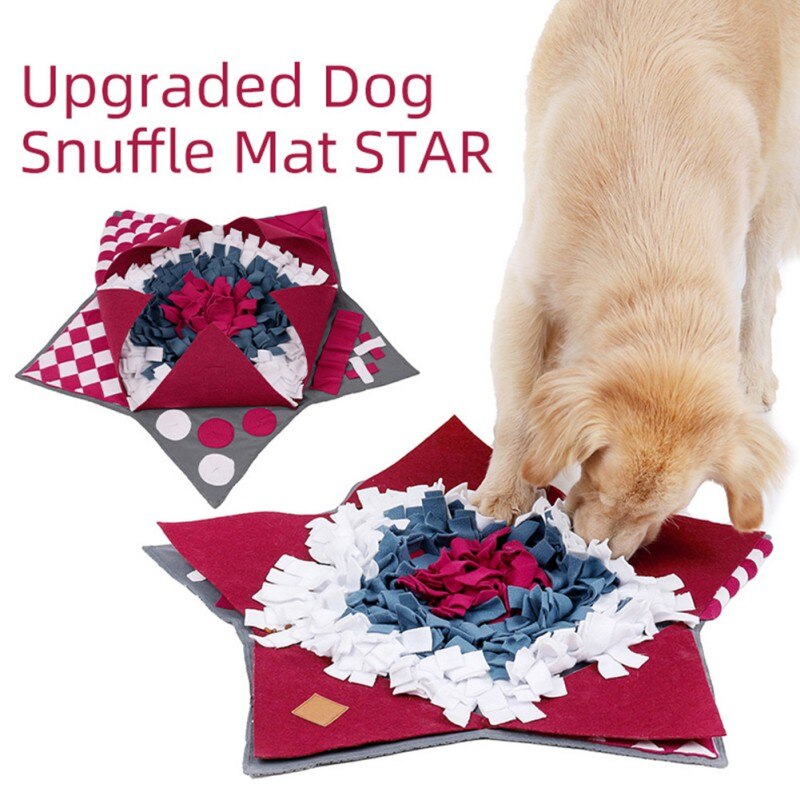 Dog Sniffing Training Mat – Interactive Feeding Puzzle Pad for Stress Relief