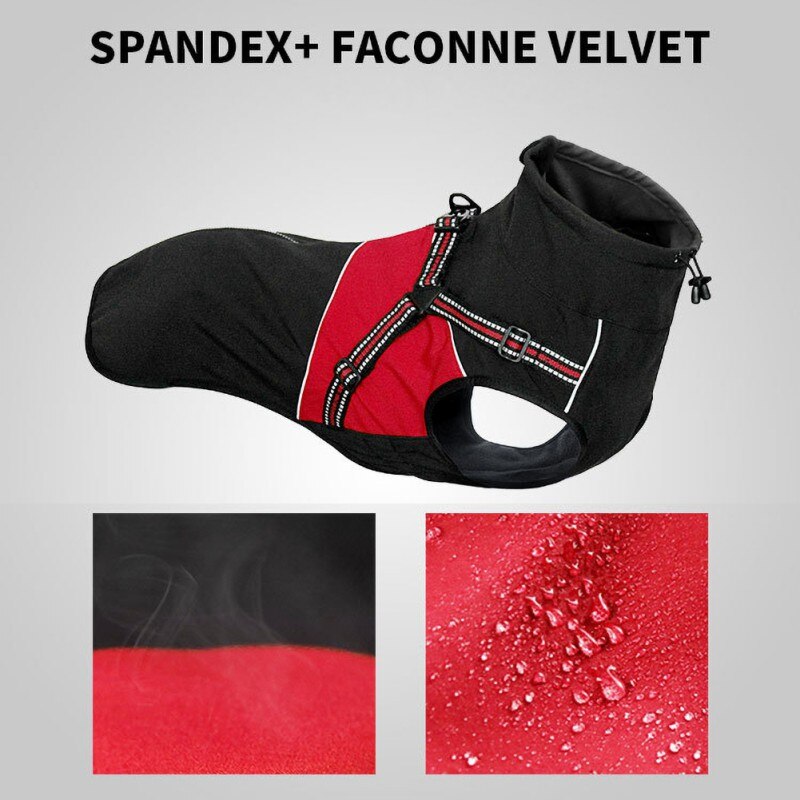 Winter Warm Dog Coat – Waterproof Padded Jacket for Cold Weather